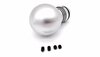 Pommeau de levier de vitesses alu anodisé argent - 964/993/996/997/986/987