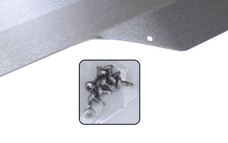 Schalttafelverkleidung Aluminium Silber Gebürstet - 911/930/964/993 86-98