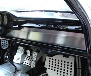 Schalttafelverkleidung Aluminium Silber Gebürstet - 911/912/930 65-84