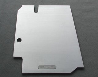 Floorboard Aluminium Passenger Side - Solid - Silver - 356A