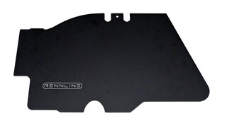 Floorboard Aluminium Passenger Side - Solid- Black - 911/930 Coupe 69-89
