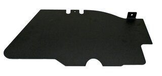 Floorboard Aluminium Passenger Side - Solid- Black - 911/930 Coupe 69-89