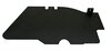 Floorboard Aluminium Passenger Side - Solid- Black - 911/930 Coupe 69-89