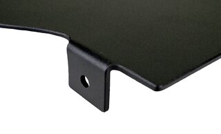 Floorboard Aluminium Passenger Side - Solid- Black - 911/930 Coupe 69-89