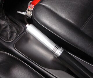 Griff Handbremshebel - Aluminium Silber - 911/912/930 65-89