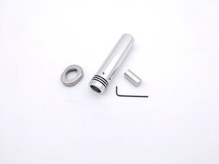 Parking Brake Handle 964 / 993 - Rennline - Aluminum - Silver