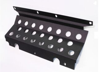 Dashboard AB Delete Panel 964 / 993 - Passengers Side - Perforated - Lightweight Aluminum