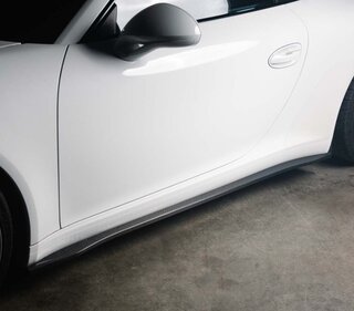 Side Skirt Set - Carbon Fiber - 991 C2/S/C4/S (Narrow Body)