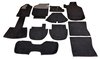 Carpet Set 911 Coupe 1984-86 - Black - Knitted Velour (Strick Velour)