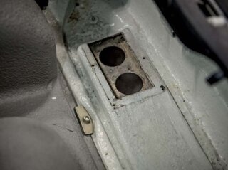 A/C Block Off - Front Tub Hole - Silver - 911 65-89 / 912 / 930 Turbo