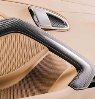 Türgriff Satz (2 Stk. für Fahrer-/Beifahrerseite) - Sichtcarbon - 991/981/718