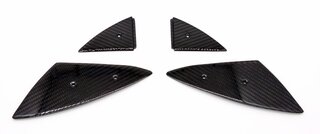Abschlussblenden Set Armaturenbrett seitlich - Sichtcarbon - 964 / 993