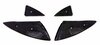 Abschlussblenden Set Armaturenbrett seitlich - Sichtcarbon - 964 / 993