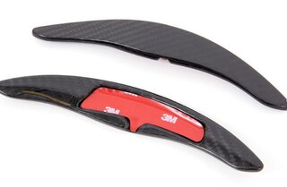 Paddle Shifter Set (2 pieces) - Carbon Fiber - Panamera 17- / Cayenne 15- / Macan 14- / 718 / 991.2
