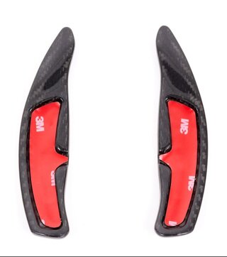 Paddle Shifter Set (2 pieces) - Carbon Fiber - Panamera 17- / Cayenne 15- / Macan 14- / 718 / 918