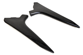 Verkleidungssatz seitlich für Mittelkonsole (2 teilig - links/rechts) - Sichtcarbon - 991/981/718