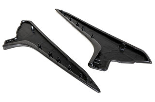 Verkleidungssatz seitlich für Mittelkonsole (2 teilig - links/rechts) - Sichtcarbon - 991/981/718