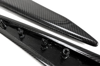 Verkleidungssatz seitlich für Mittelkonsole (2 teilig - links/rechts) - Sichtcarbon - 991/981/718