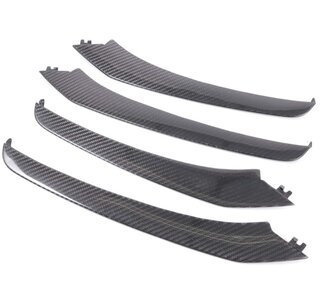 Jeu lamelles entrées d'air Bouclier AV '4 parties) - carbone design - 991.1 C2S / C4S