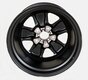 Classic-Design Wheel - 8x17 ET41 Black + Polished Lip