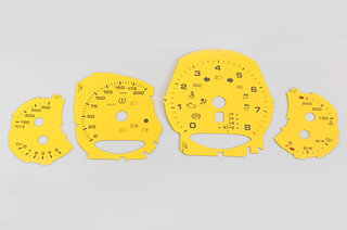 Instrument Face Set 991.2 GTS - Racing Yellow - PDK - MPH - Tach Logo Backlit