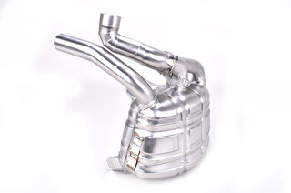Klappen-Schalldämpfer "Brombacher" 997 -08 Edelstahl für Carrera - 3,6L  Endrohre (EG Genehmigung)