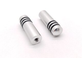 Pin Set (2pcs.) - Door Lock - 911/930/964 (89-94) 944/968 (85.5-) 928 (88-) - Aluminum Silver