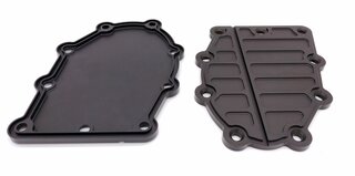 Jeu de 2 couvercles carter de distribution G+D - alu noir - 964/993