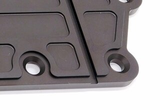 Jeu de 2 couvercles carter de distribution G+D - alu noir - 964/993