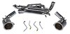 Echappement '"Capristo"catas sport  2x 250 cellules - pour utilisation clapets électr.d'origine - 99