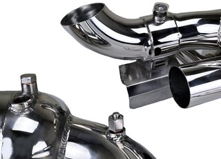Echappement '"Capristo"catas sport  2x 250 cellules - pour utilisation clapets électr.d'origine - 99