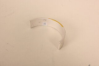 Crankshaft bearing  " marked yellow "