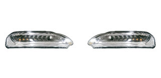 Additional head light set LED - Clear - "991 Turbo S-Style" - 997.2