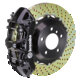 Brembo-Sport System GTS (6-Kolben) 355x32, VA gelochte Scheiben, Bremssattel Schwarz
