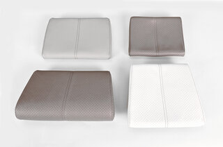 RS Replica Sport Seat Center Insert Cushion Set 964 / 993 - Leather - Grey