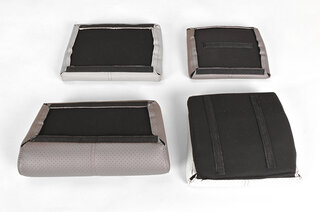 RS Replica Sport Seat Center Insert Cushion Set 964 / 993 - Leather - Grey