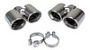 Sport double pipe set 997.1/.2 S 3,8l (2x89 mm), inside Ø 58,5 mm, round, high gloss polished