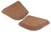 Sitzpolsterungssatz hinten (links+rechts), Naturfaser 356A/ B/ C Coupe 1950-65