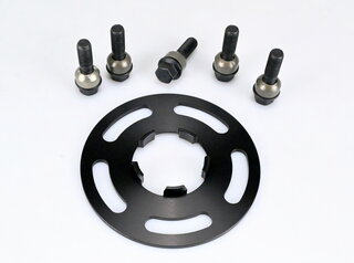 Wheel Spacer 718 4.0 L + GTS / 992 / 992 Turbo - 5 mm - Black - Hub Centric - Sold individually