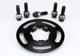 Wheel Spacer 718 4.0 L + GTS / 992 / 992 Turbo - 5 mm - Black - Hub Centric - Sold individually