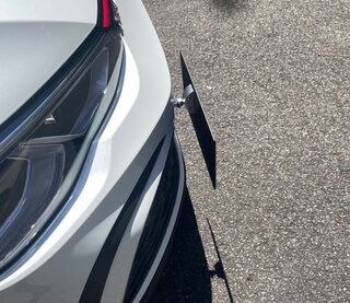 Kennzeichenhalter für Montage an Abschlepphaken-Öffnung - 971 Panamera/ 992/ Taycan