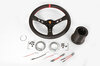 Volant GT rouge + moyeu 993 Ø350mm pour suppression AB sans TÜV