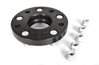 Wheel Spacer - 21 mm - Black - Hub Centric - Sold Individually