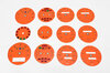 FVD Brombacher Instrument Face Set 964 / 965 3.3L / 993 - Pure Orange - Rest of World (RoW) Design