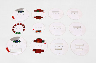 FVD Brombacher Instrument Face Set 964 / 965 3.3L / 993 - Pure Orange - Rest of World (RoW) Design