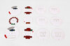 FVD Brombacher Instrument Face Set 964 / 965 3.3L / 993 - Pure Orange - Rest of World (RoW) Design