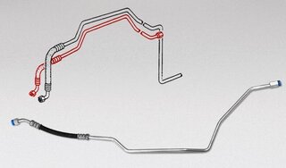 Pressure line A/C Condenser to Receiver Dryer - 964/ 965 -1992