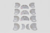 Jeu fonds compteurs blancs/ compte-tours rouge indien 986/996/996.2 GT3 avec ordinateur de bord