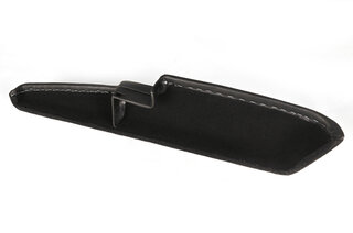 Türtasche Links 911/964, schwarz, Kurzflor, Einfassung Kunstleder