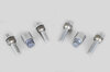 Felgenschlosssatz - Silber - für 7mm VA + 18mm HA Distanzen